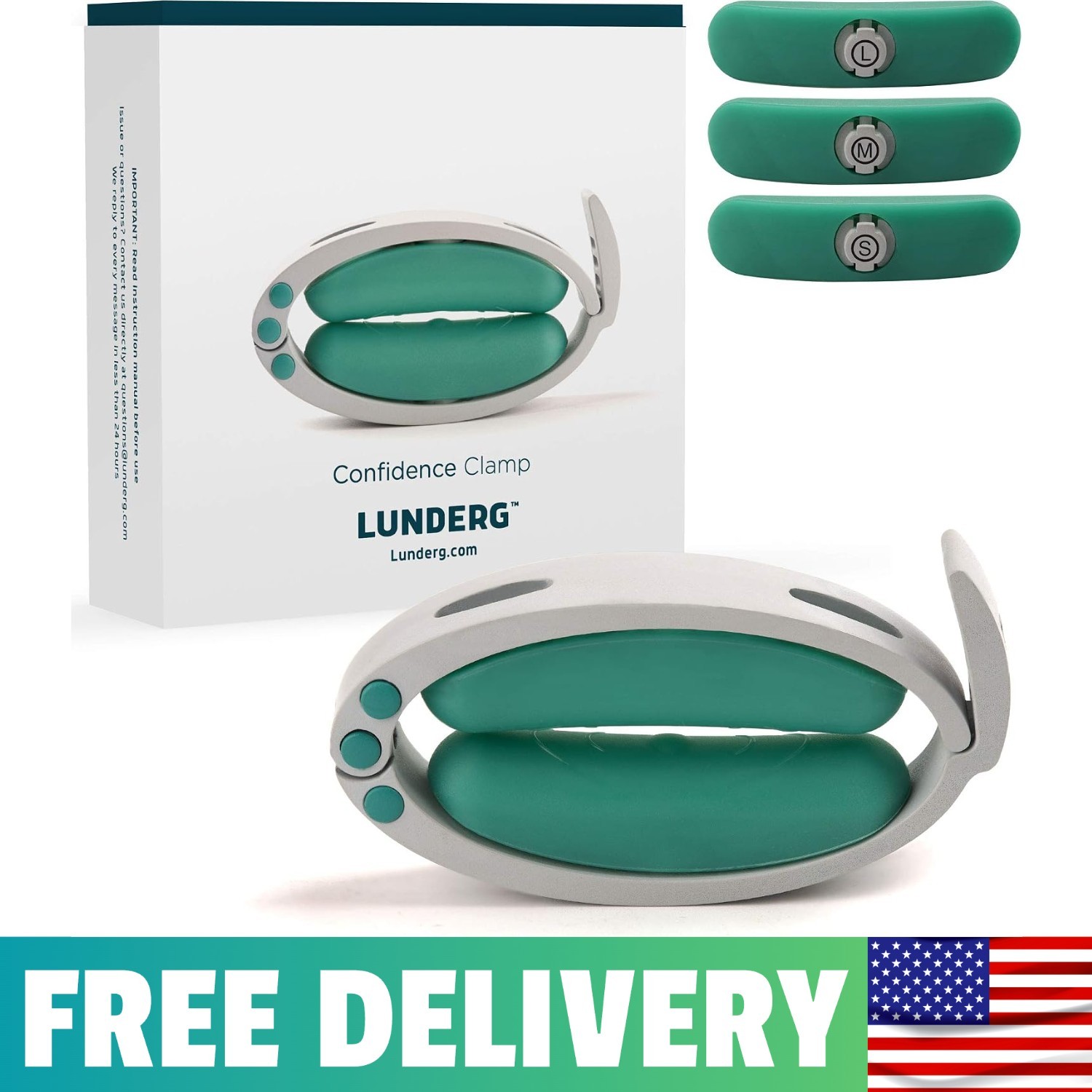 Confidence Clamp – The Incontinence Clamp For Men | With 3 Removable Bottom