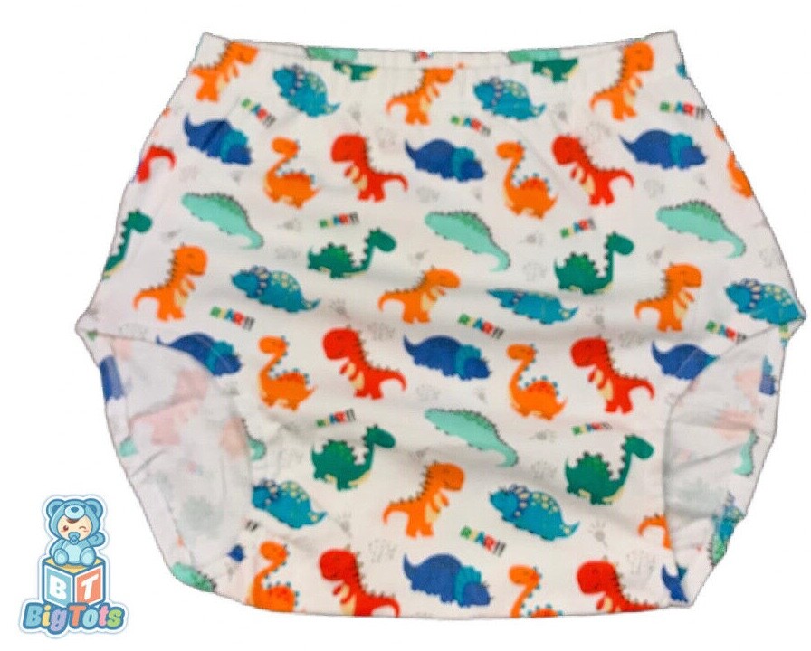 Adult diaper cover Baby Dinosaurs
