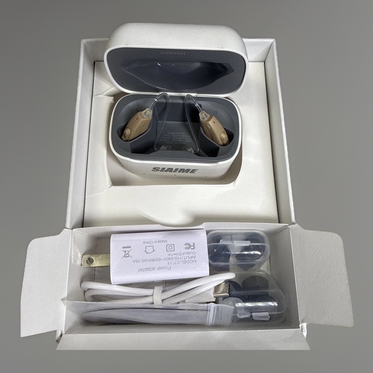 SIAIME FH312 Behind-the-Ear OTC Smart Hearing Amplifiers w/ Noise Cancellation