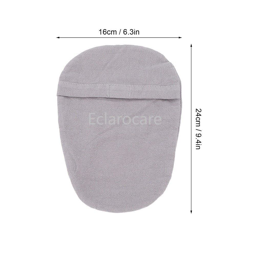 3x Ostomy Bag Covers Washable Ostomy Shower Cover Stretchy Stoma Coat Detachable