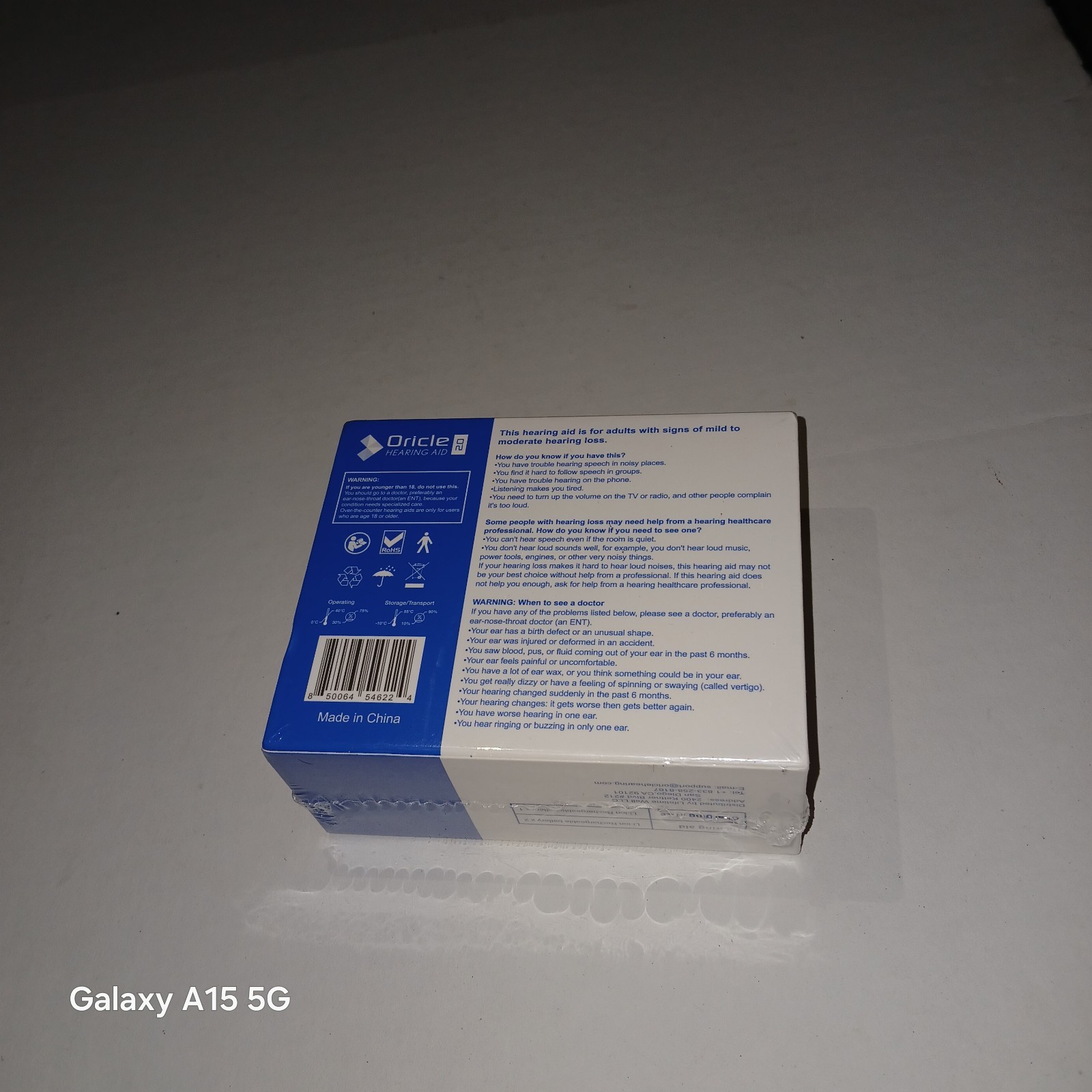 Oricle Hearing Aids 2.0 – New Li-ion Rechargeable Brand New In box