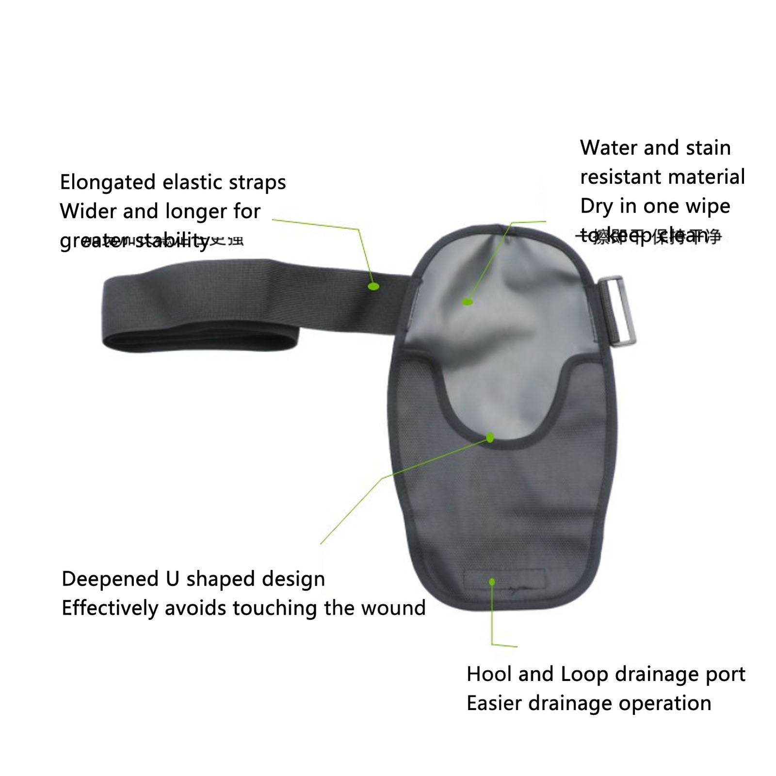 Colostomy Bag Cover Waterproof Adjustable Portable Stretchy Ostomy Pouch Cover