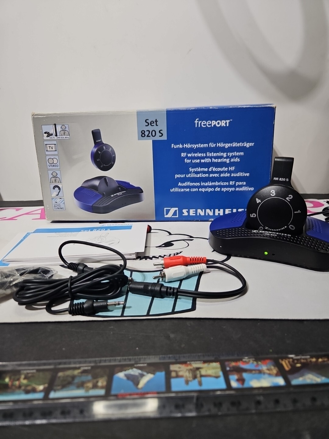 Sennheiser Freeport Set 820 S Wireless RF Listening System Use With Hearing Aids