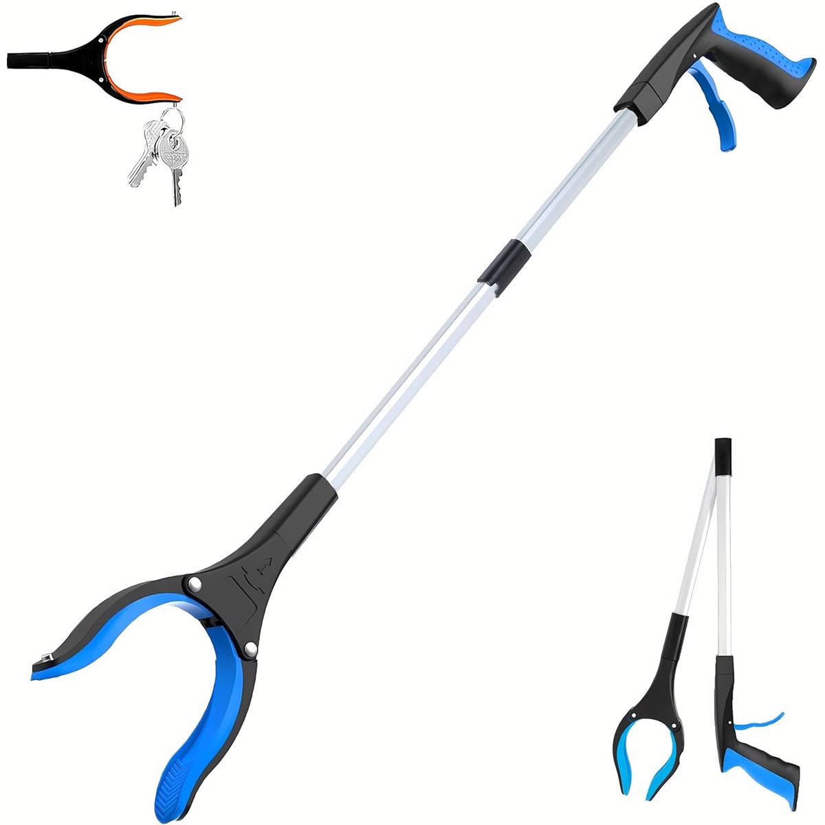 Industrial Grabber Tool Heavy Duty Pick Up Stick Hand Grip Reach Trash Picker