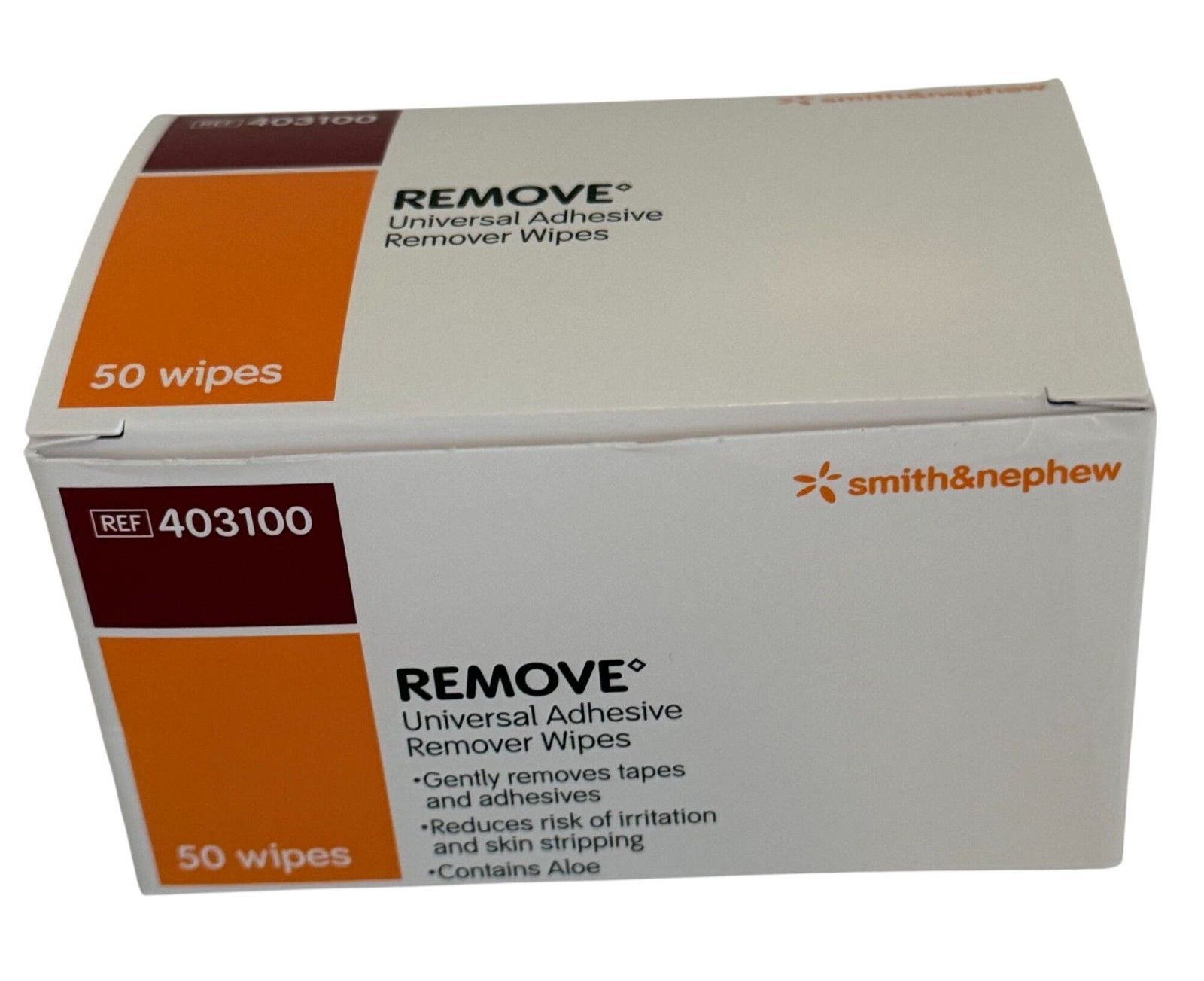 New Ostomy 403100 Smith & Nephew, Adhesive Remover Wipes, Box of 50