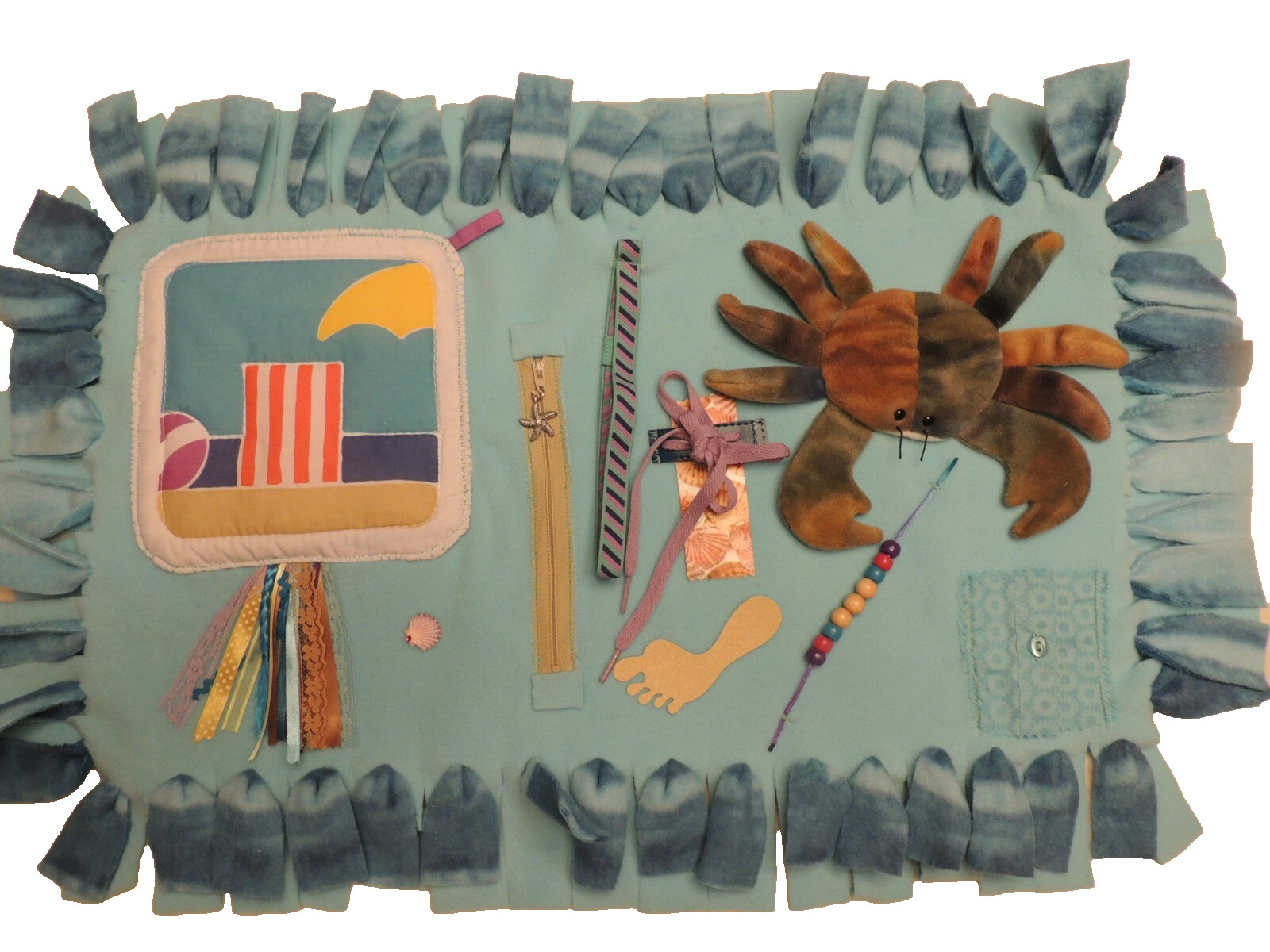 Fleece Fidget Activity Mat for Dementia Patients
