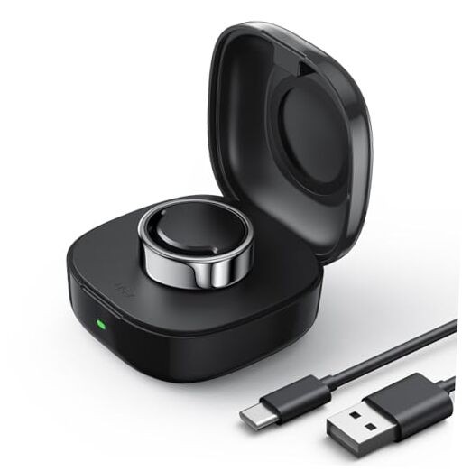 Wireless Charger Case Compatible with O-ra Ring Charger Size 7, Portable
