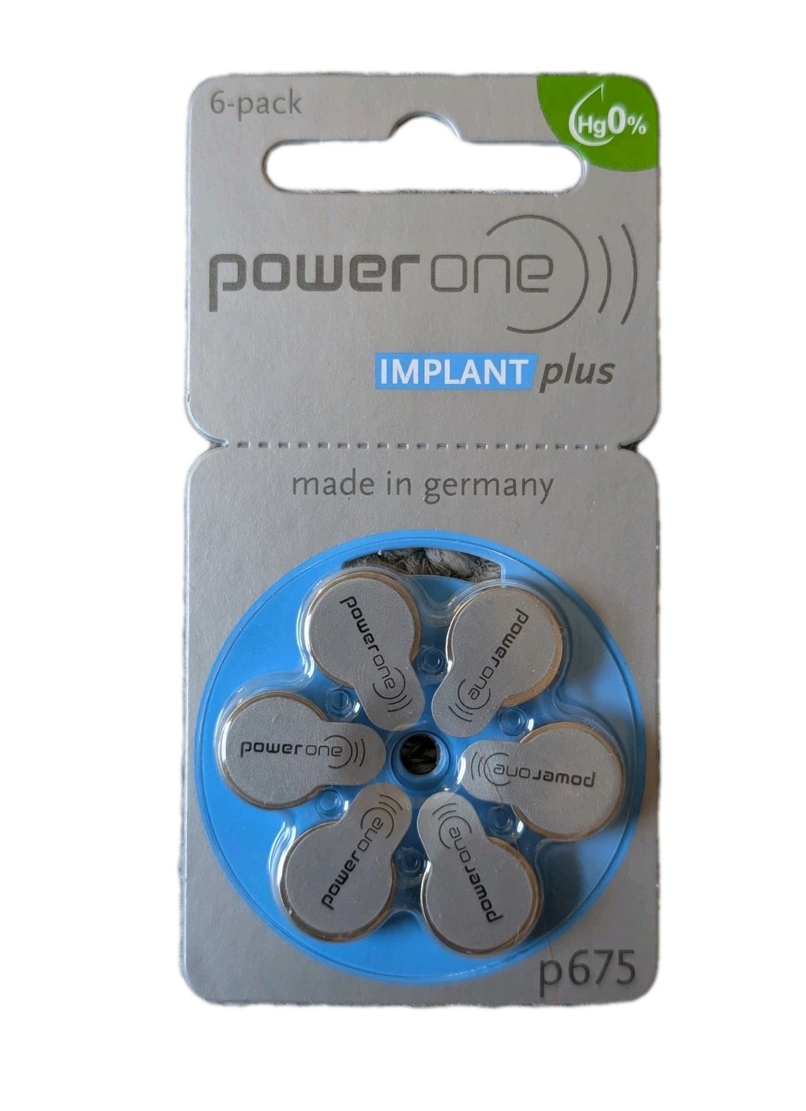Power One Size Hearing Aid Battery – Pack of 48 (P675)