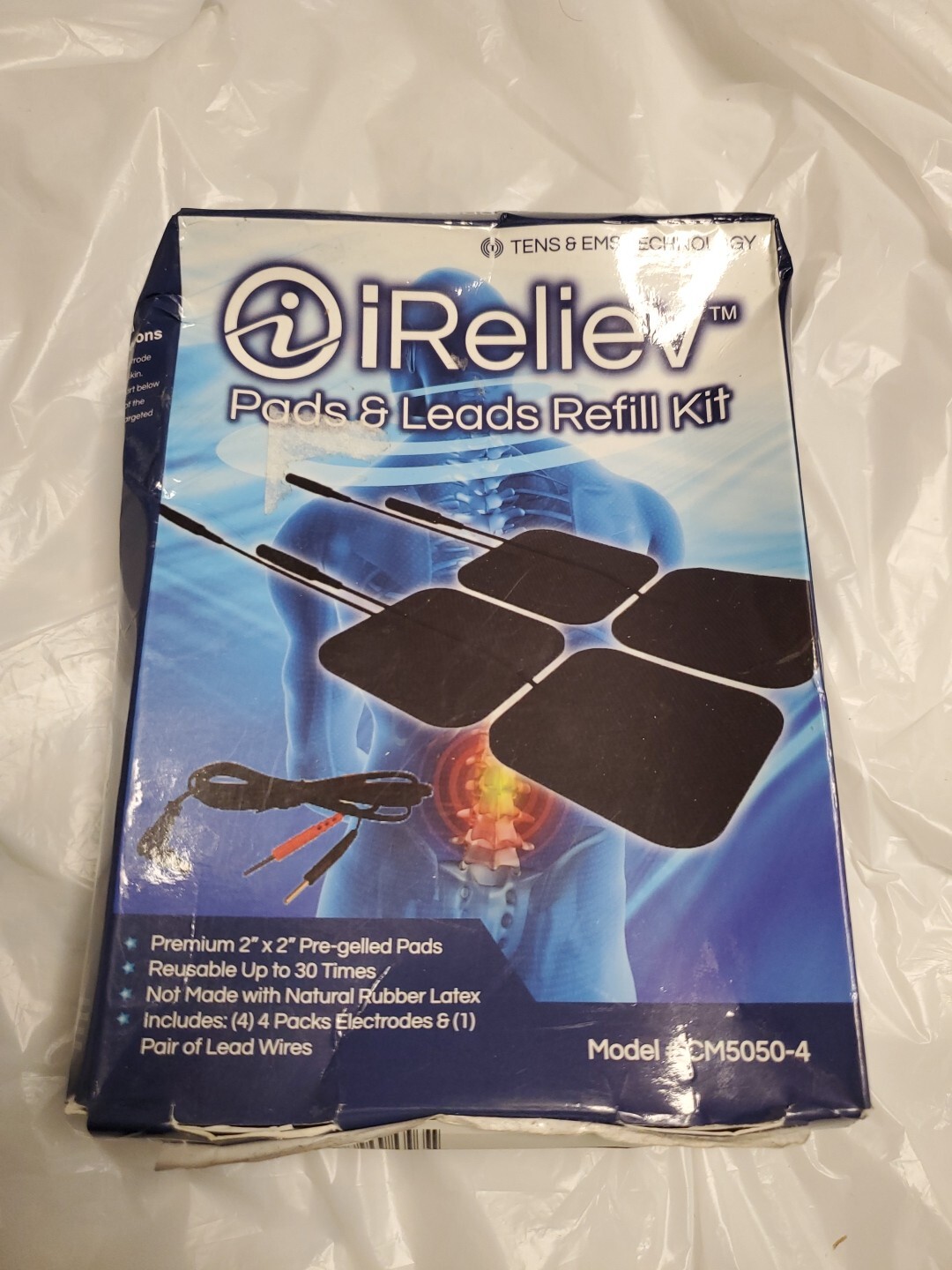 iReliev CM5050-4 Pads & Leads Refill Kit