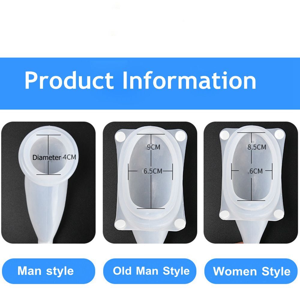 Urine Bag Collector Portable Wearable Collection Urinal Bag Elastic Waistband