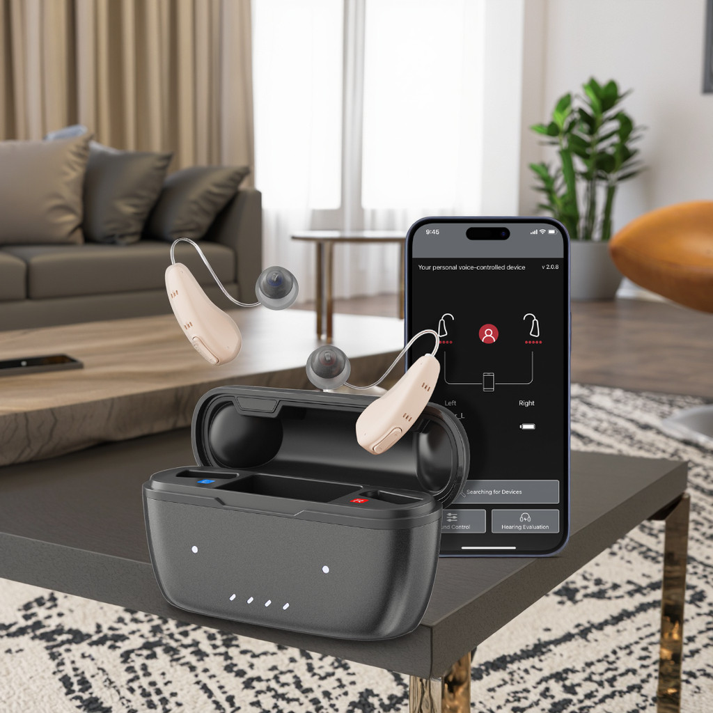 Lexi B2 Pro / Bose PROTOTYPE BTE Rec Full Stream RIC Hearing Device Phone-Music