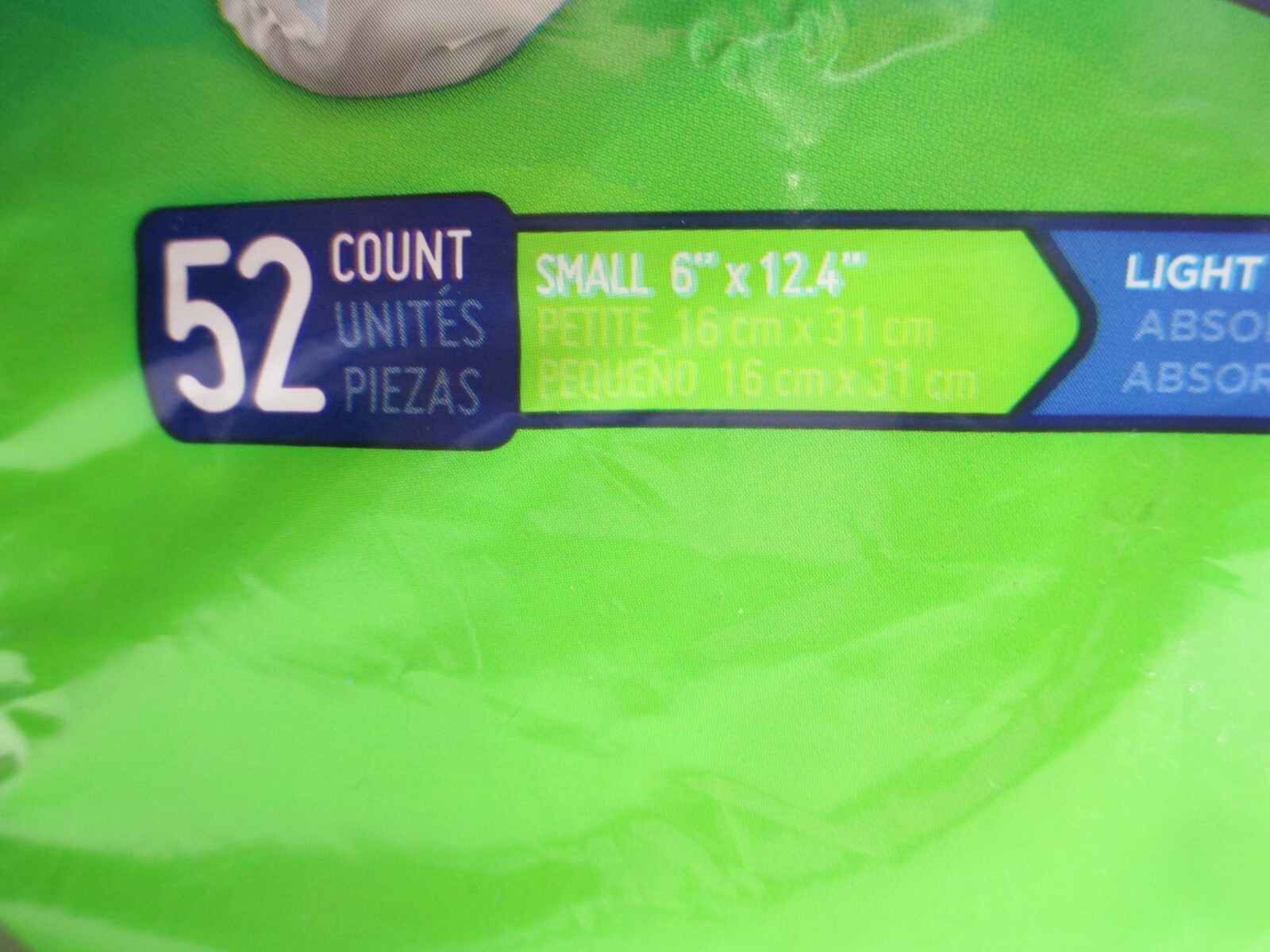 ADULT DAILY PANT LINERS SMALL 6″ x 12.4″ (16cm x 31cm) 52 count Prevail