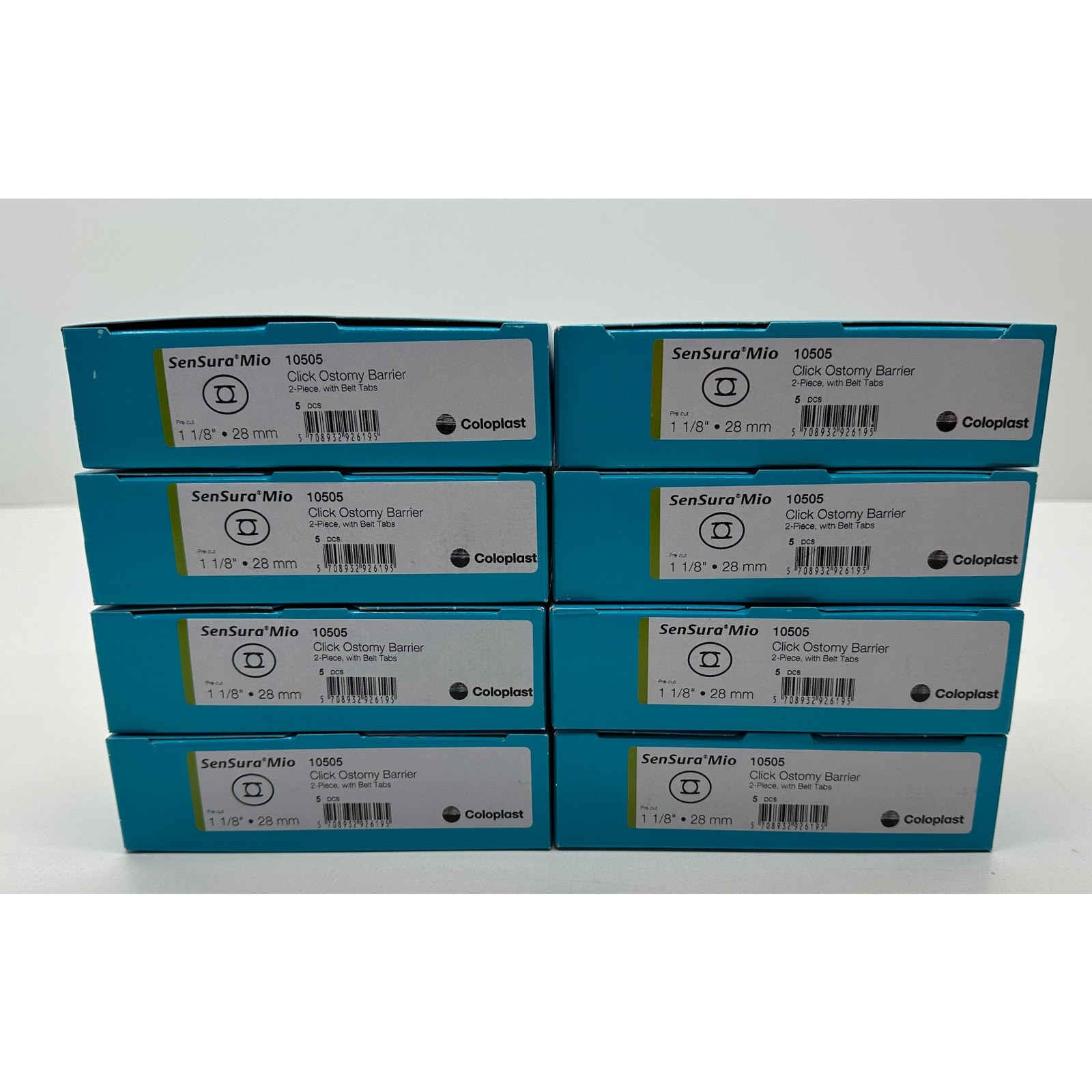 SenSura® Mio 10505 Click Ostomy Barrier 1-1/8” 8 Boxes Lot 40pc total NIB #90B