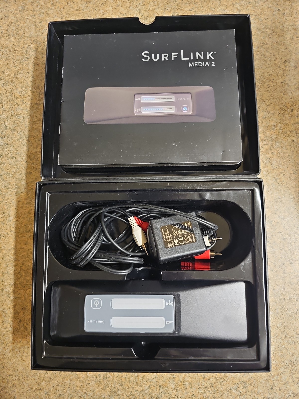 SurfLink Media 2 Model 210 Starkey Hearing Aid Streamer Device Surf Link W/ Box