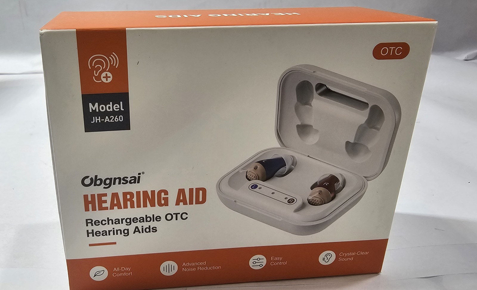 JH-A260 Hearing Aid/Amplifiers for Seniors Rechargeable Noise Cancelling