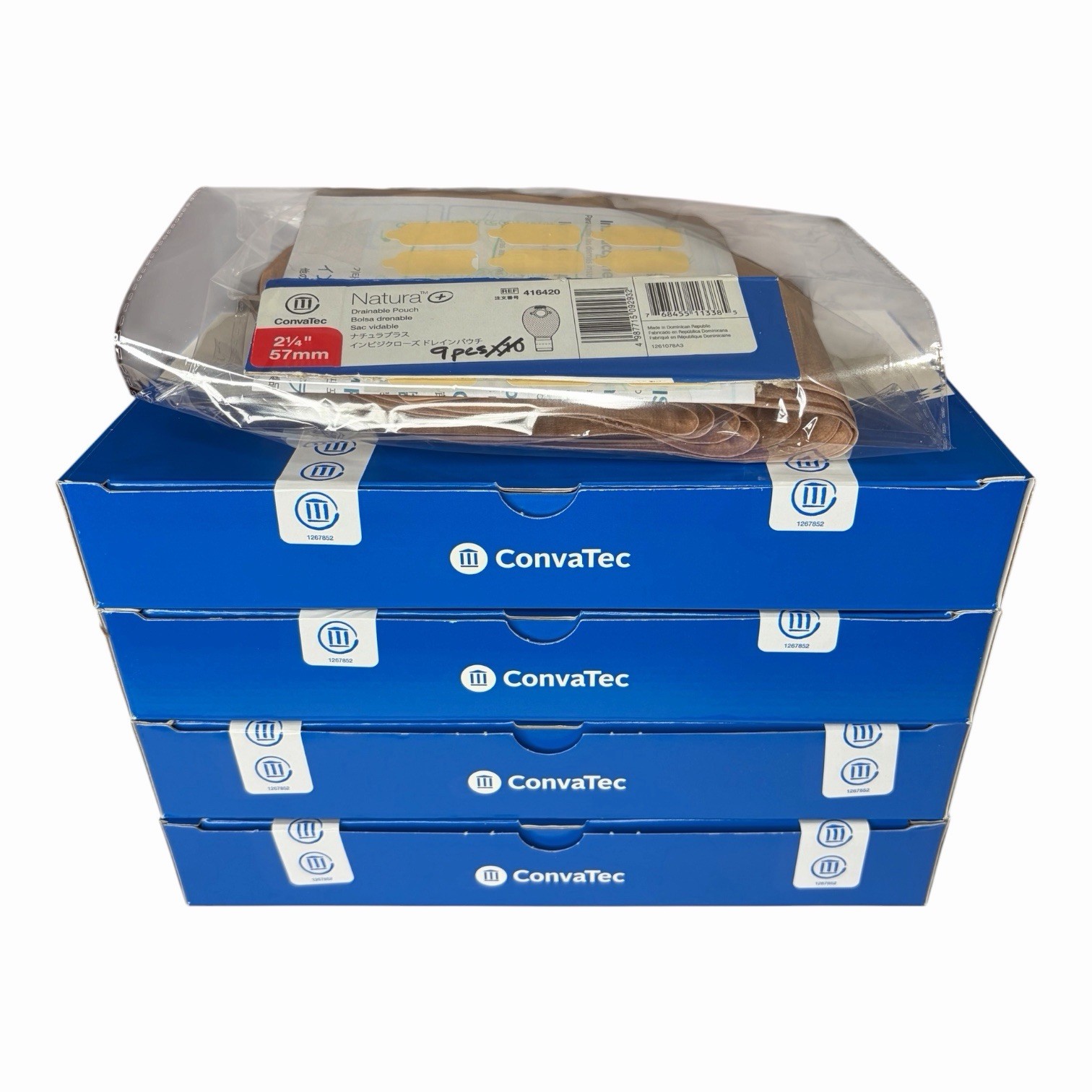 ConvaTec 416420 Natura Drainable Pouch 2 1/4″ (57mm) Lot Of 4 Boxes+