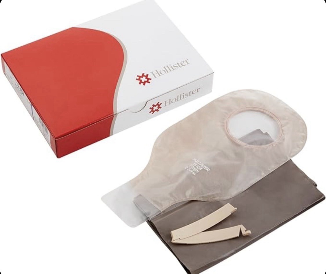 Hollister 18104 New Image, Drainable Pouch Transparent 2-3/4″, Box of 10
