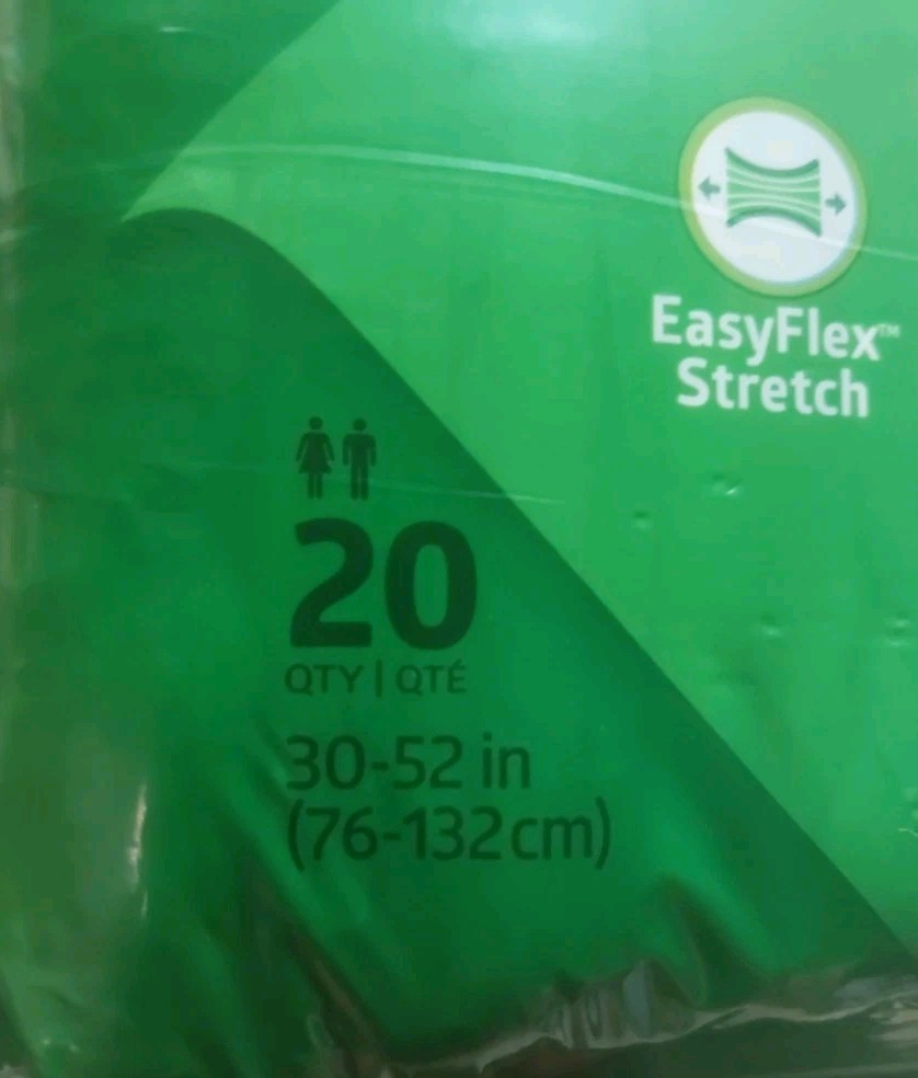 Fitright Extra Adult OptIFit Briefs 20-Count 30-52 In size Large Medline New