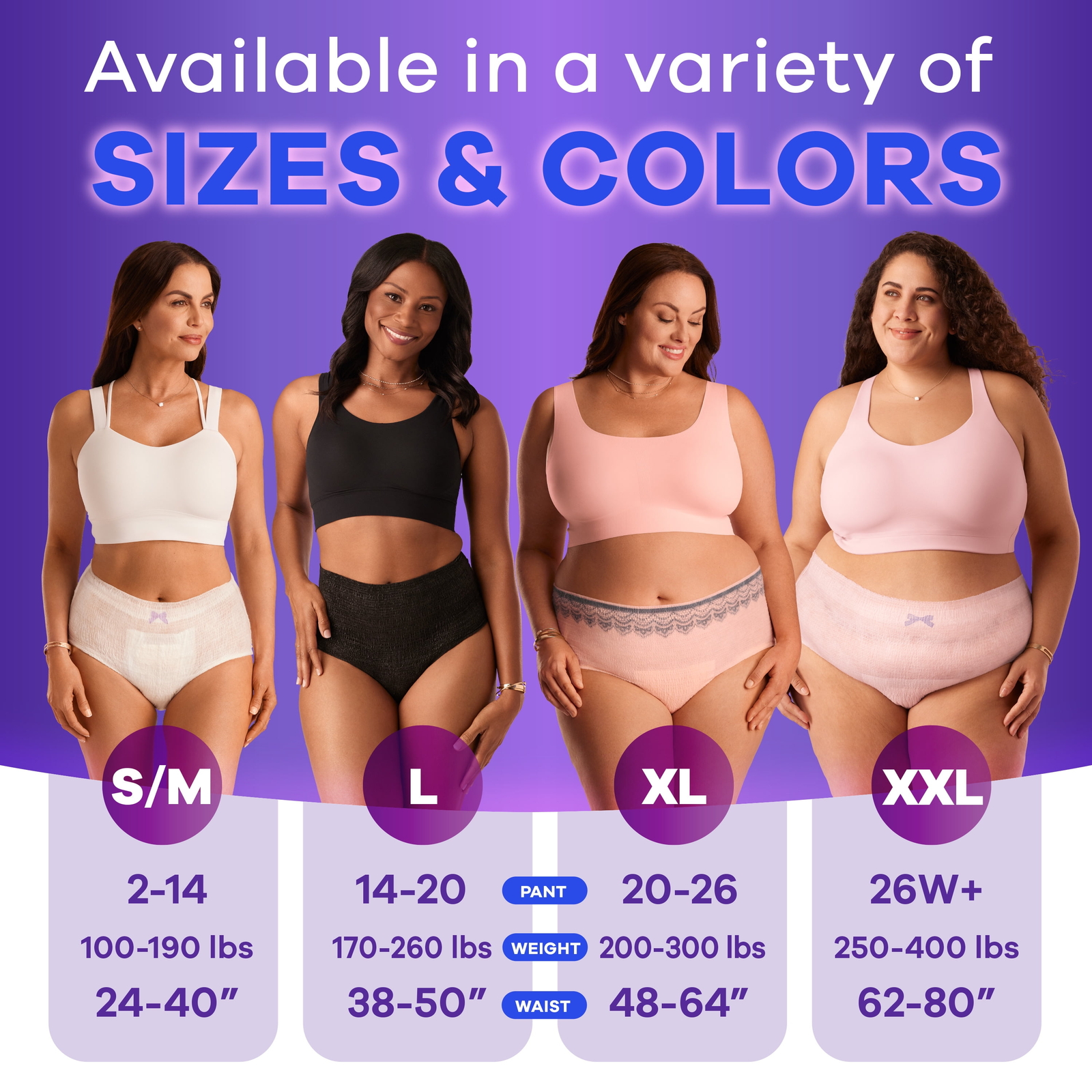 Always Discreet Adult Incontinence Underwear for Women Postpartum , XL,17 CT