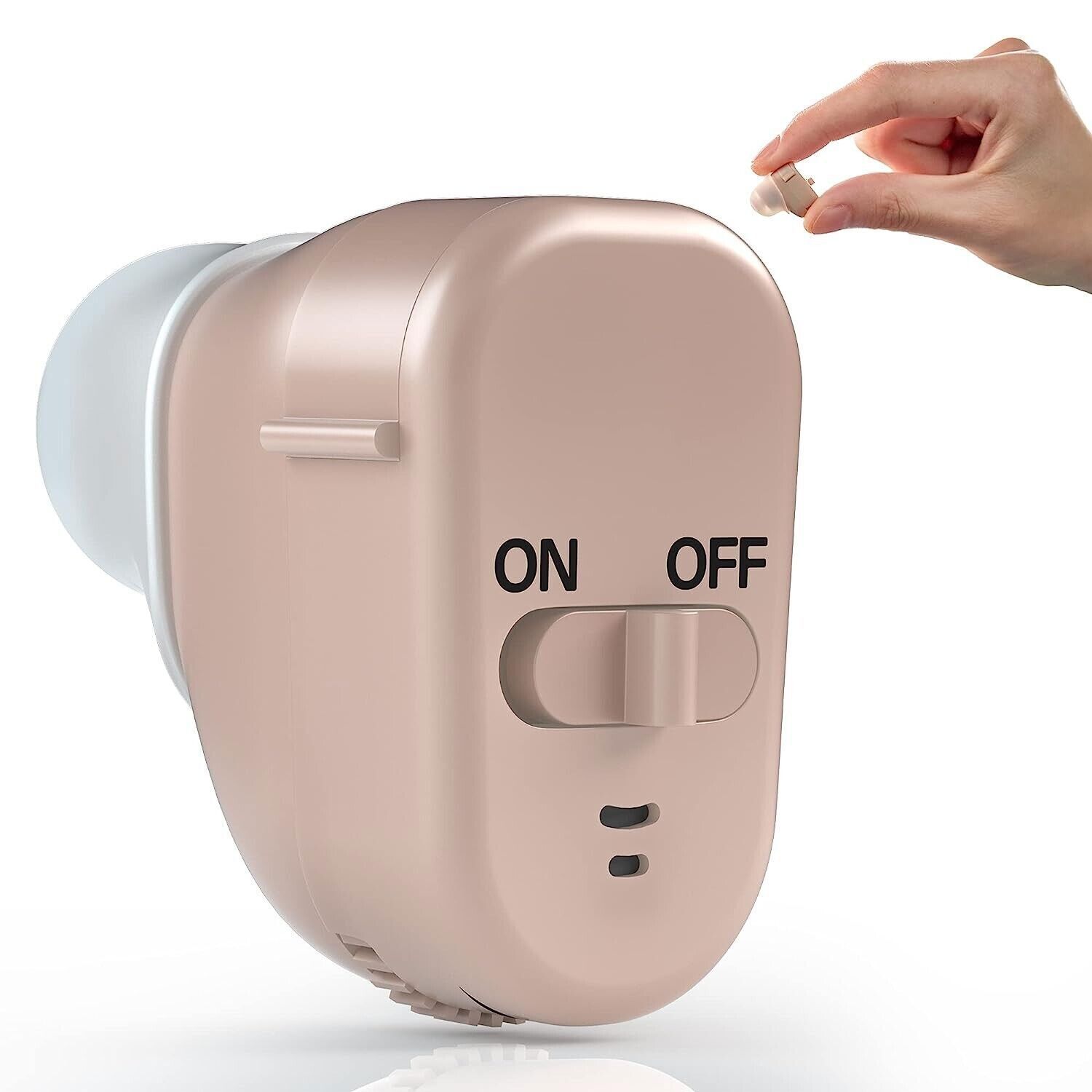 Hearing Aid Amplifier,Ear Sound Enhancer, Mini in-The-Ear Feedback Cancellation