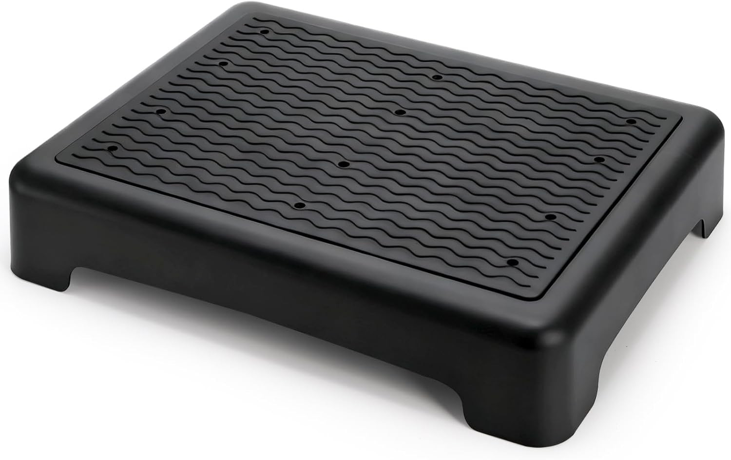Mobility One Step Stool for Elderly/Adult, 3.5 Inch Plastic Platform Step Stool