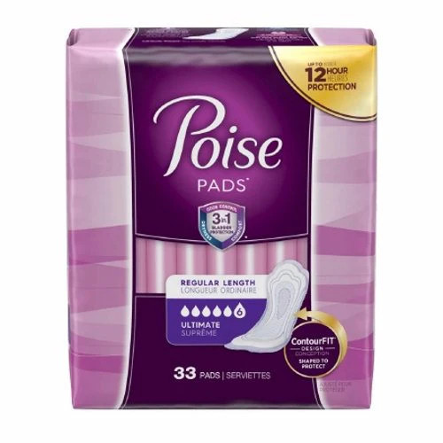 Poise, Bladder Control Pad Poise 3-1/2 X 16 Inch, Case Of 4
