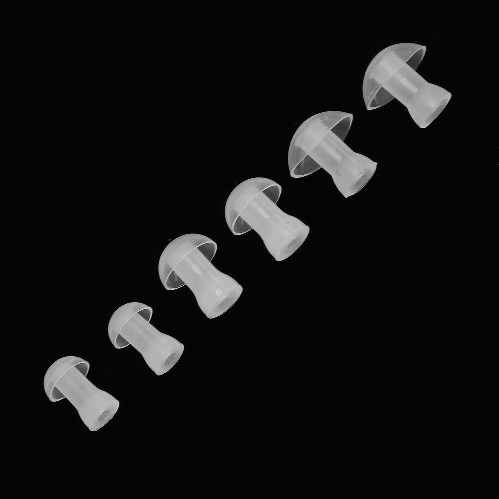 6pcs Hearing Aid Ear Tips Earplug Silicone Hearing Aids Buds Domes Ear
