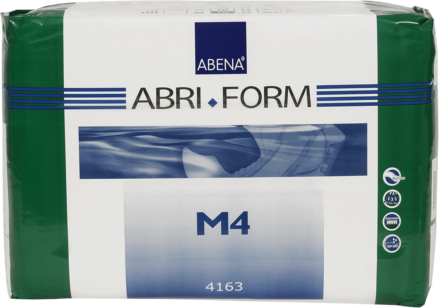 Abri-Form Comfort Plastic-Backed Briefs, Level 4, (Medium to Large Sizes) Medium
