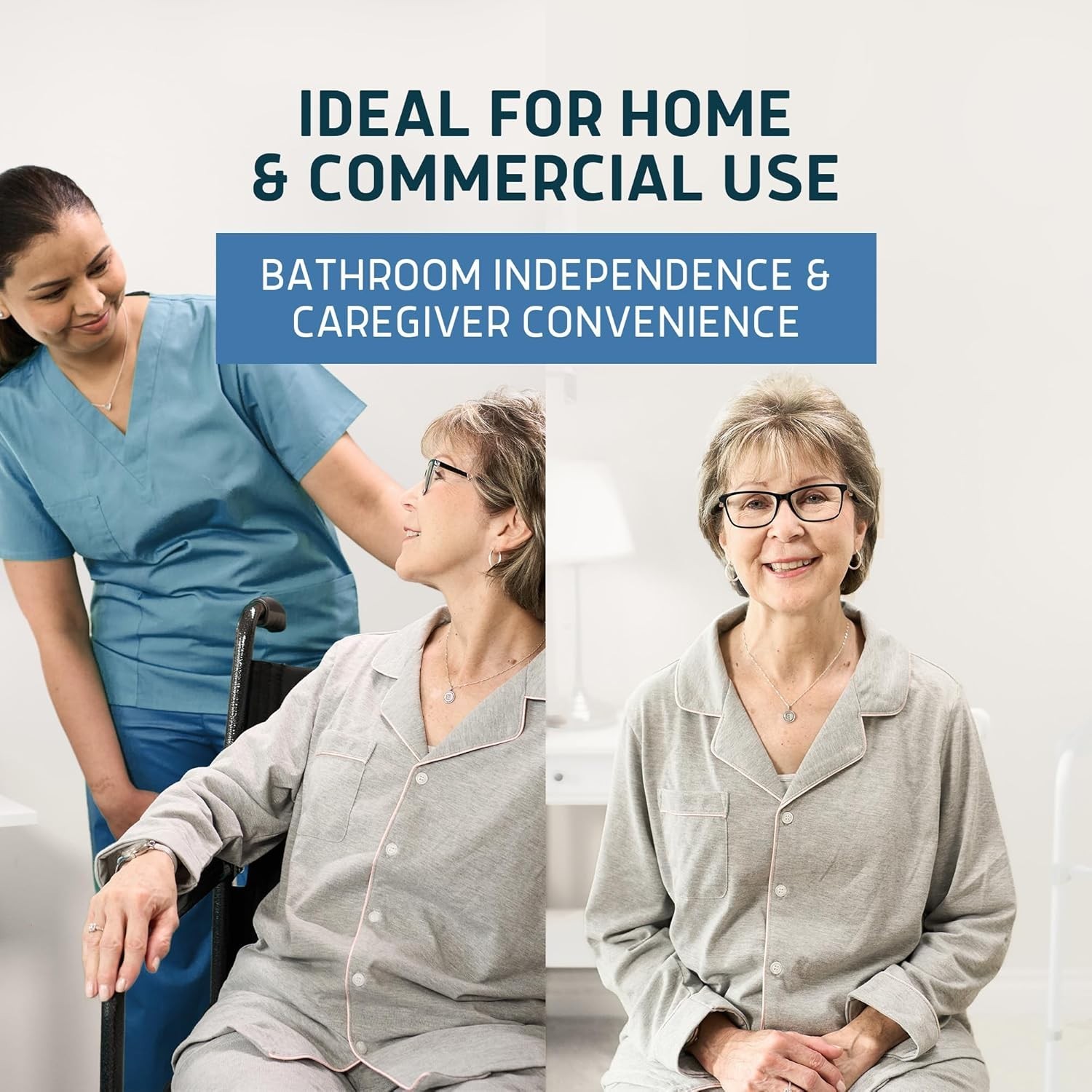 Commode Liners – Value Pack 100 Count Universal Fit – Medical Grade Bedside L…