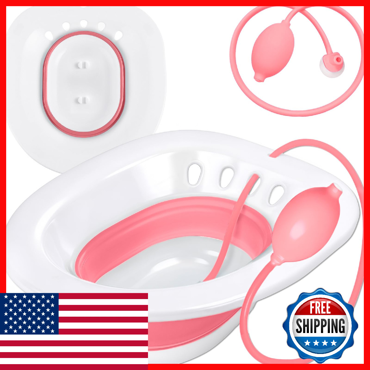 Pochik Sitz Bath For Toilet Seat Hemorrhoids And Postpartum Care Yoni Steam