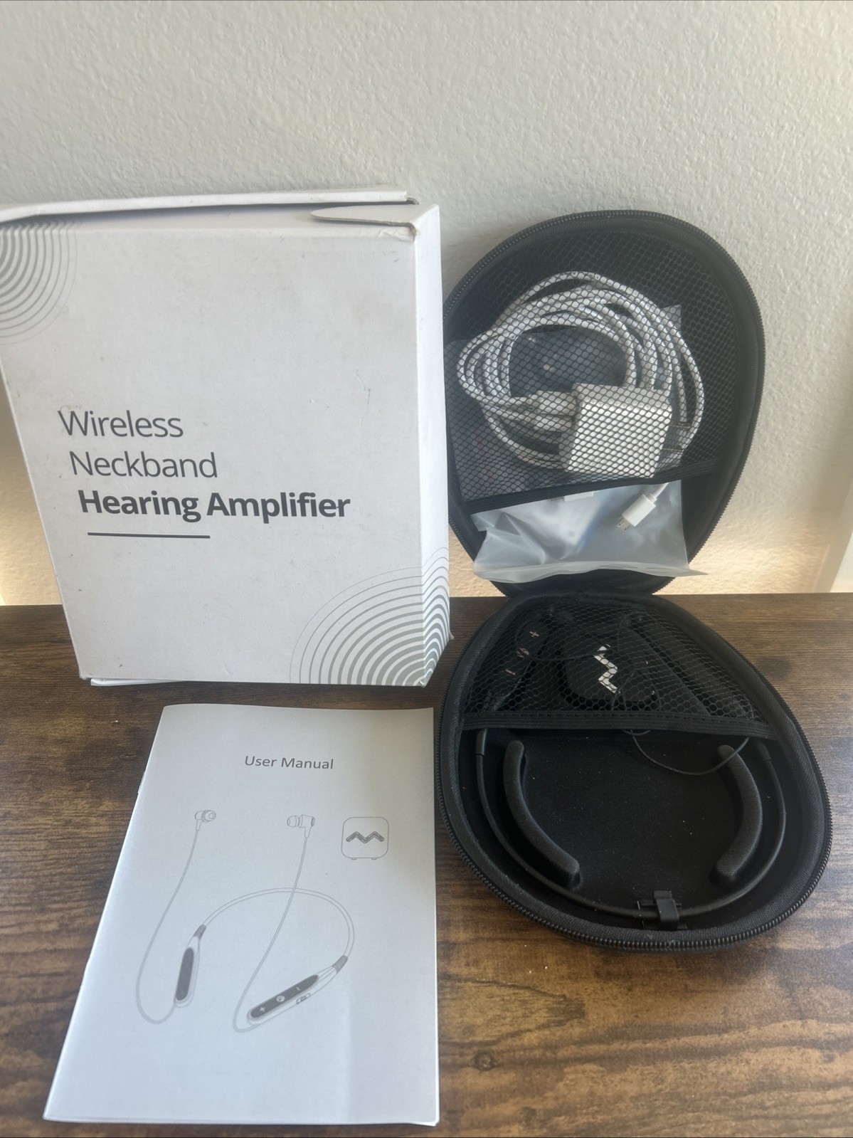 Rechargeable Wireless Neckband Hearing Amplifier
