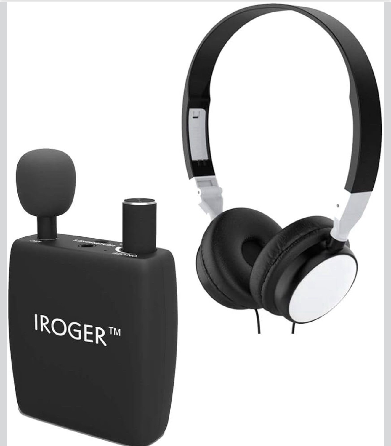 Hearing Amplifier Rechargeable Hearing Device with Headphone Personal Sound Ampl