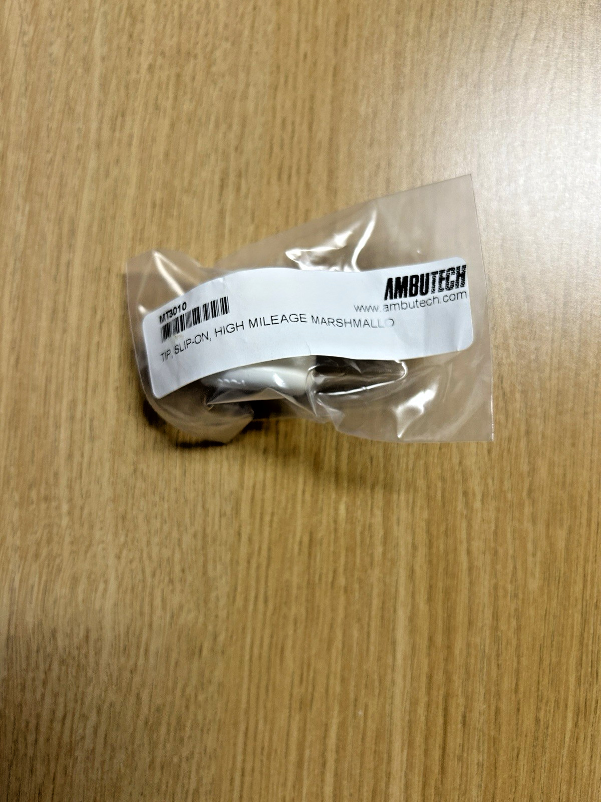 Ambutech Marshmallow Tip Cap Slip On Style Color White Mobility Cane Tip: MT3010