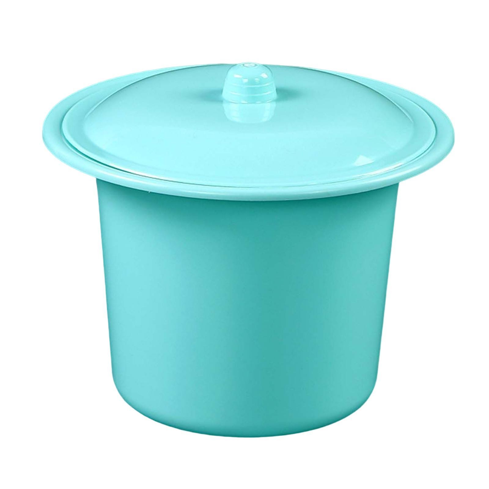 Portable Spittoon with Lid Lightweight PP Splashproof Compact Mobile Toilet