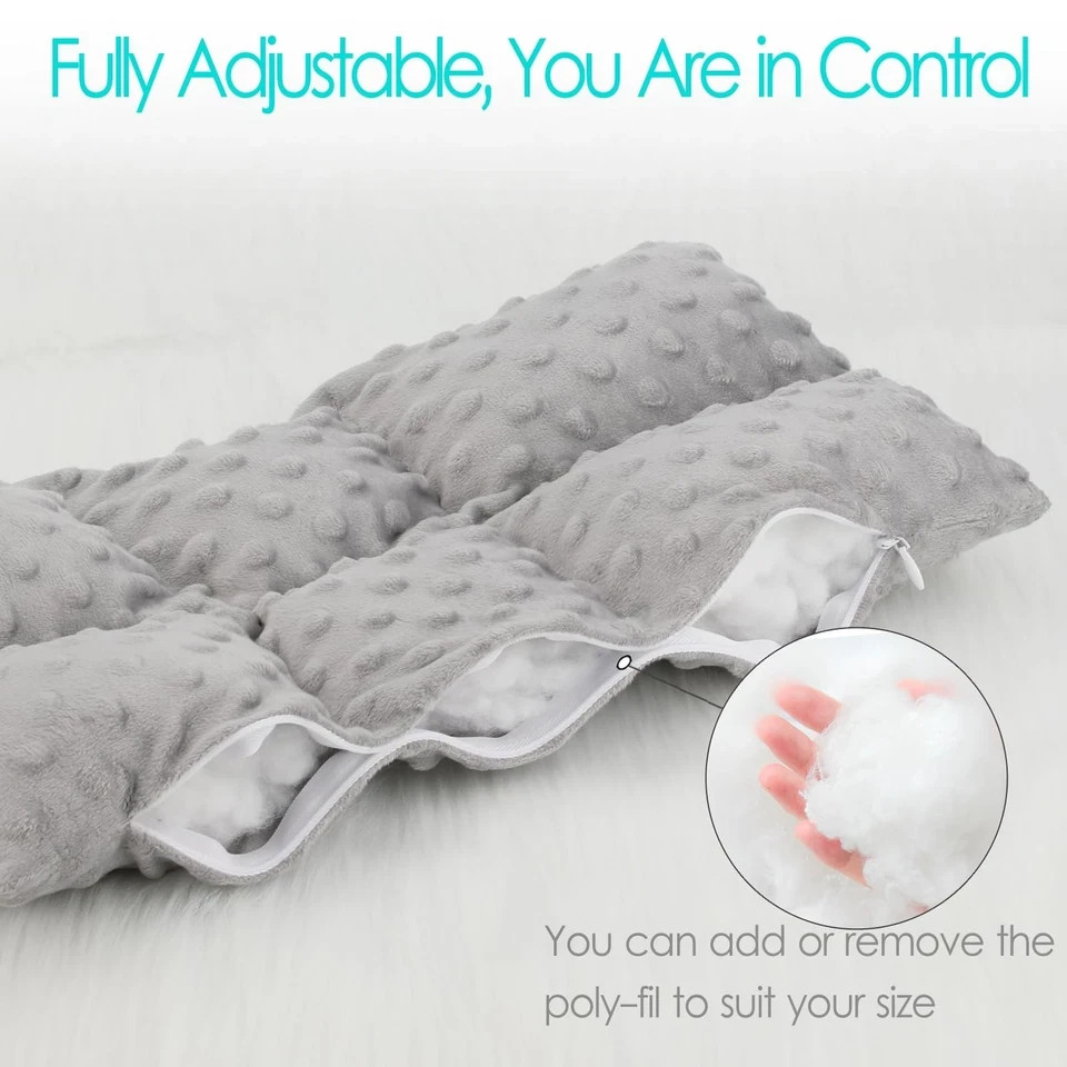 D. Cozy Ostomy Seat Belt Pillow Stoma Seatbelt Protector One Size, Light Gray