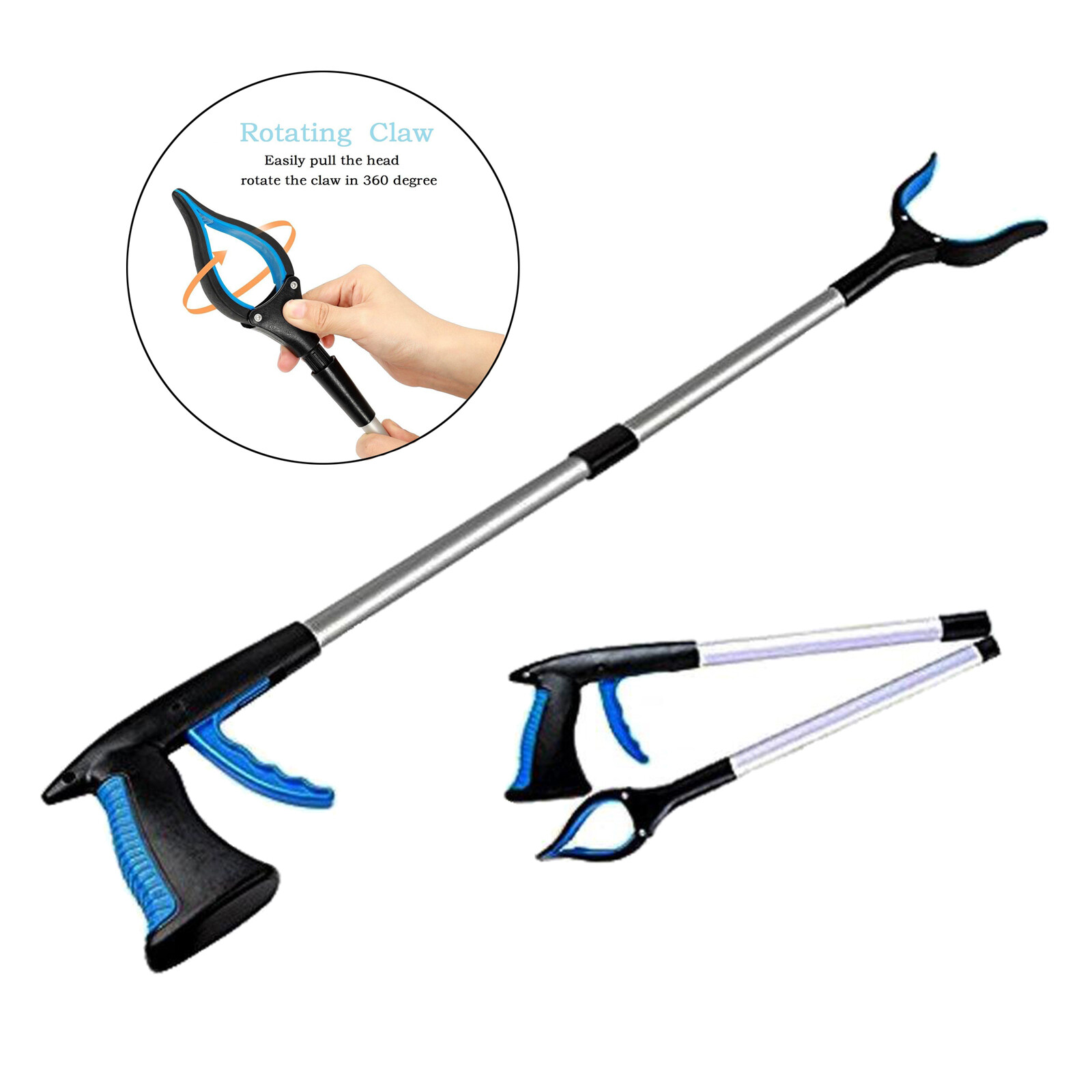 Industrial Grabber Tool Heavy Duty Pick Up Stick Hand Grip Reach Trash Picker US