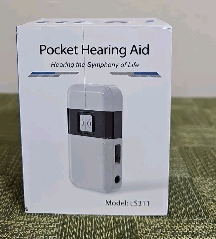 Pocket Hearing Aid Model LS311 3.7V Rechargeable NEW OPEN BOX