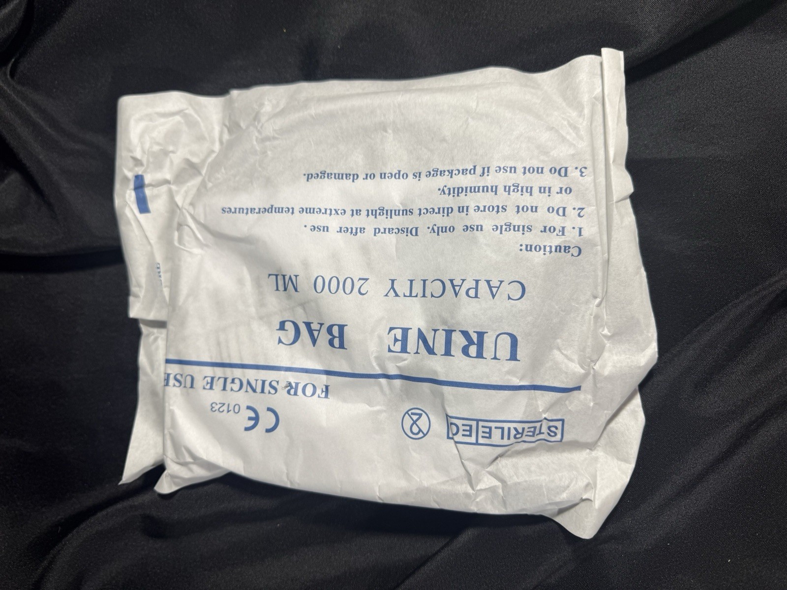 2000Ml Catheter Bags for Men and Women 3 Pack Professional Urinary Drainage Bags