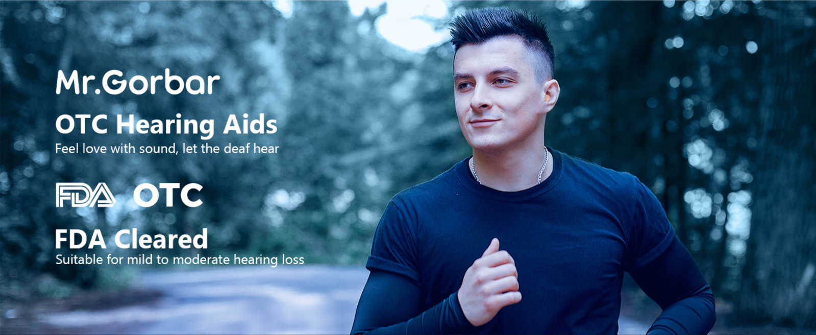 2025 Mr. Gorbar Rechargeable Hearing Aids for Seniors Adults, Model A49A