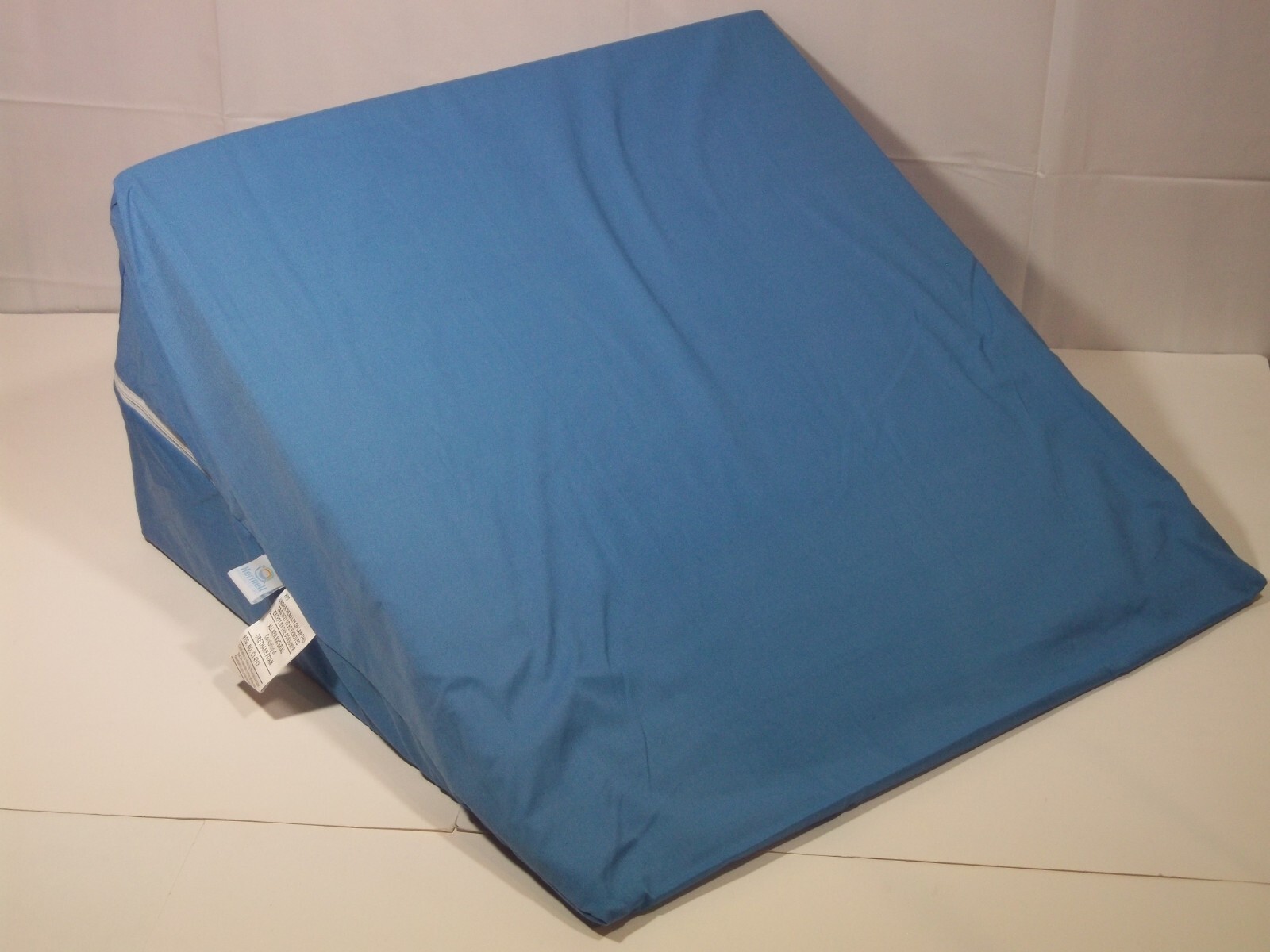Blue Hermell Foam Slant Bed Wedge 24 x 24 x 12 Prop Up Upper Body or Feet & Legs