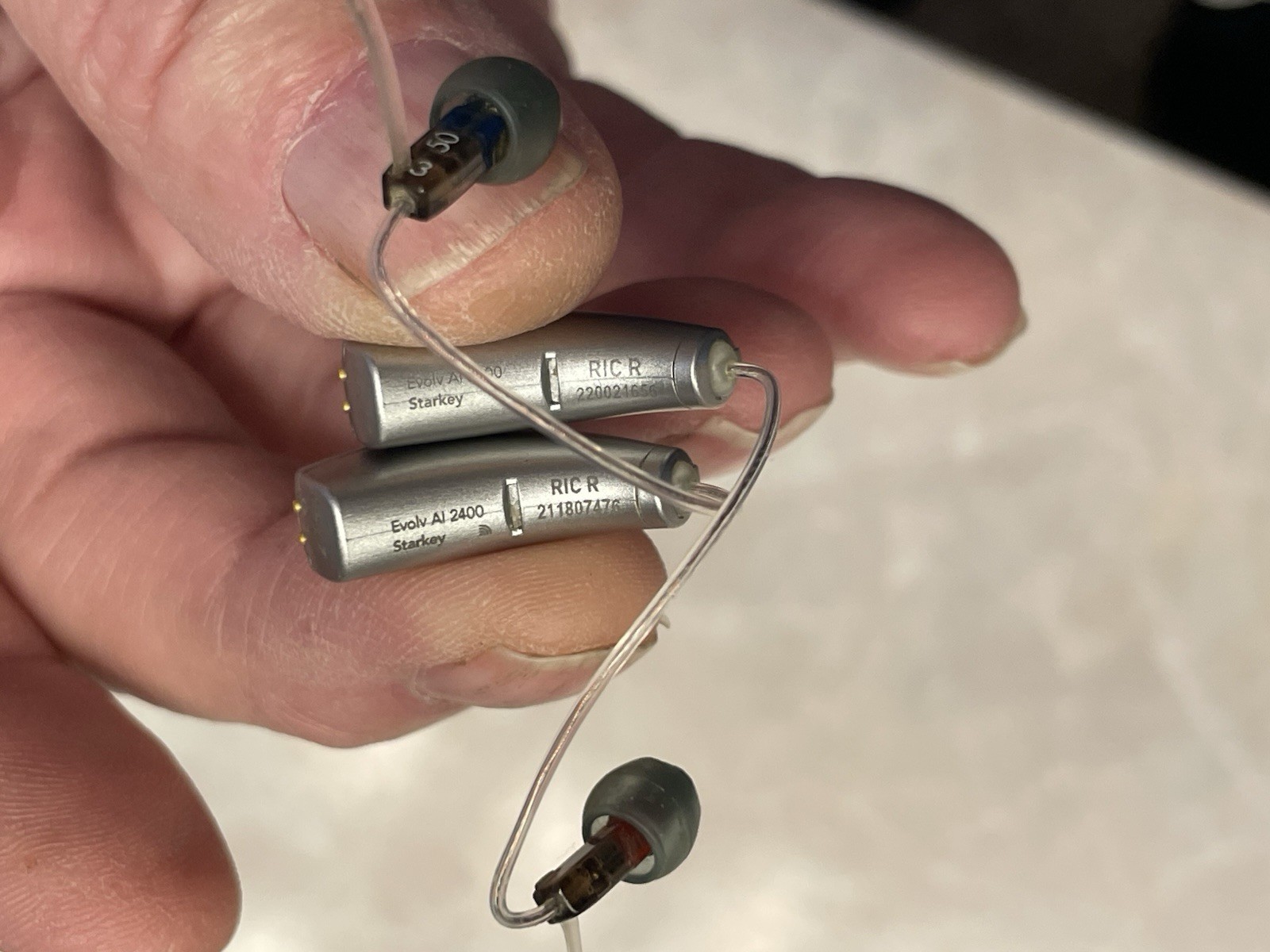 Starkey Evolve Al hearing aids brand new rechargeable batteries
