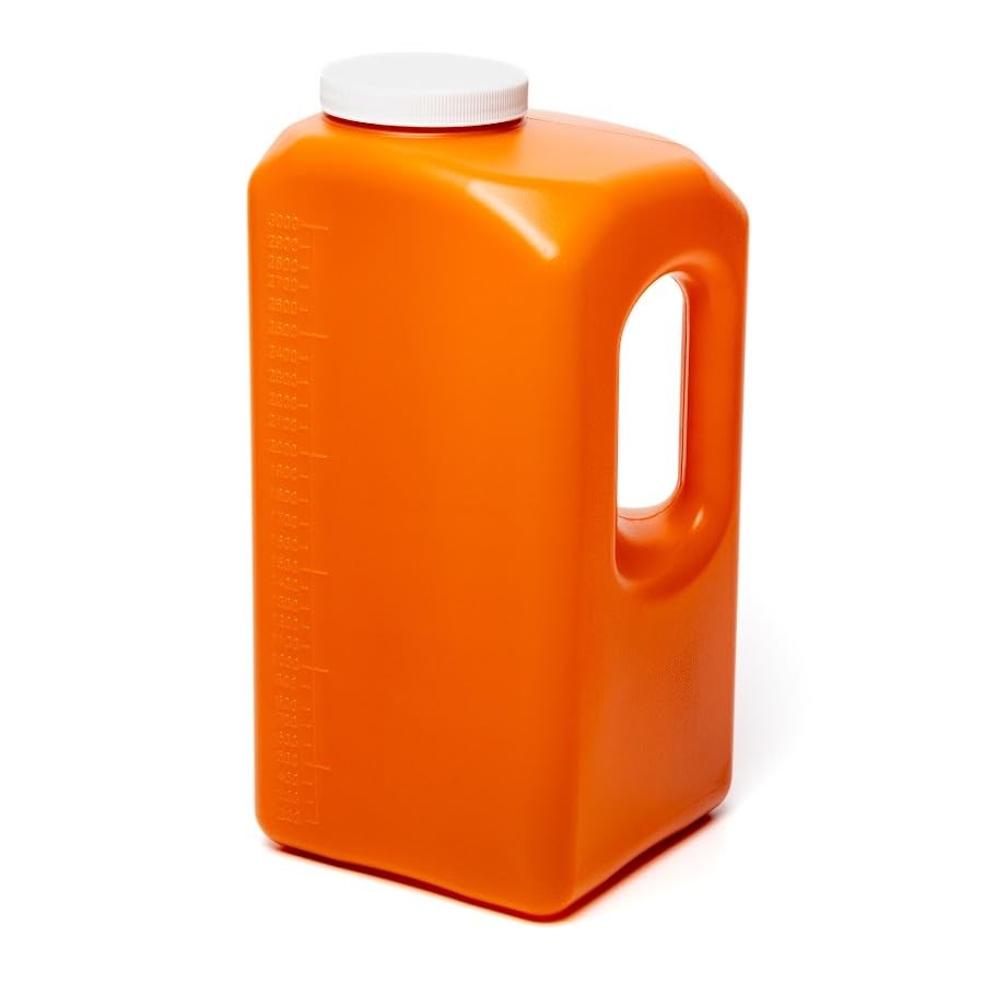 24-Hour Urine Collection Bottles with Easy-Grip Handle – Large Graduated Cont…