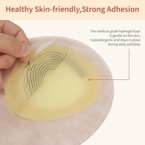 20 PACK Kids Colostomy Bag Skin-Friendly Ostomy Bag for Kids Cut-to-Fit 10–40mm