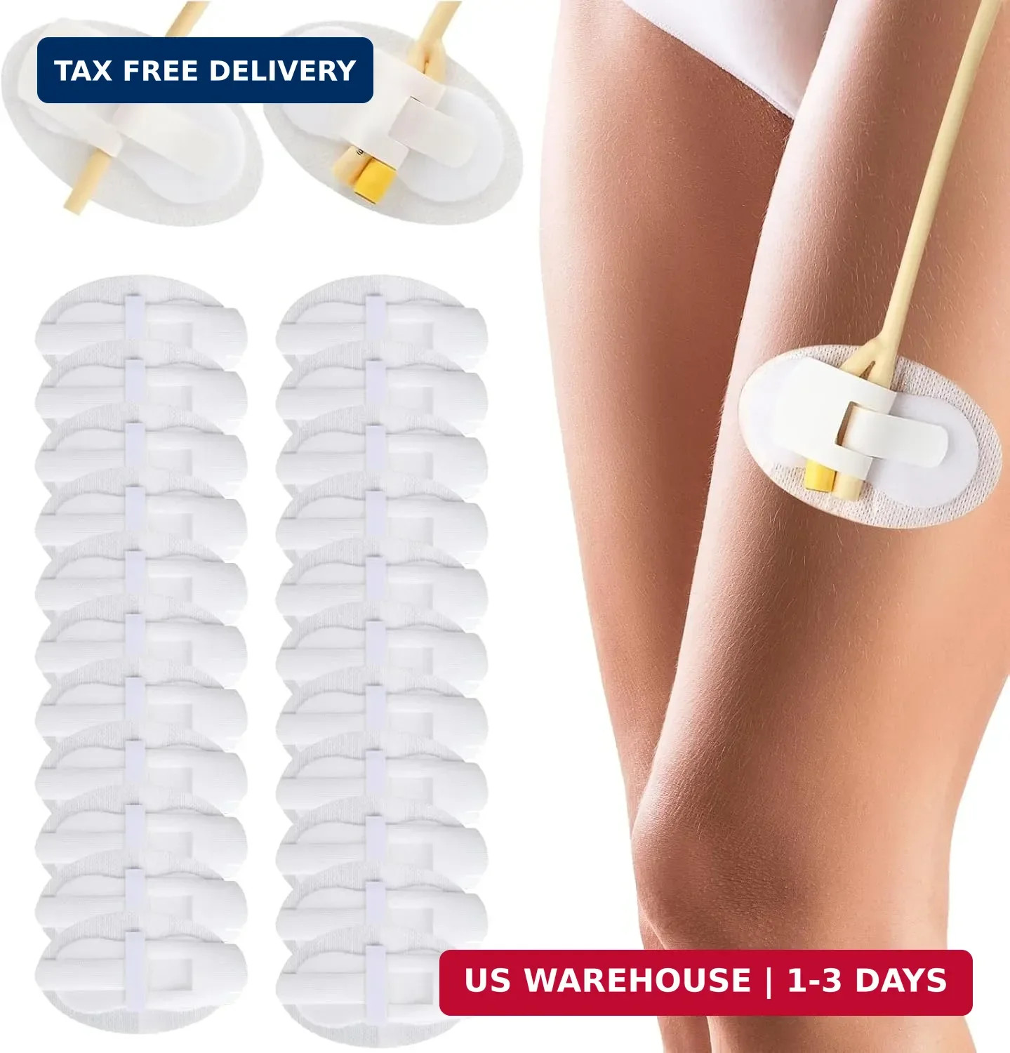 Catheter Stabilization Device, Extra Large Catheter Leg Bag Leg Strap Support fo