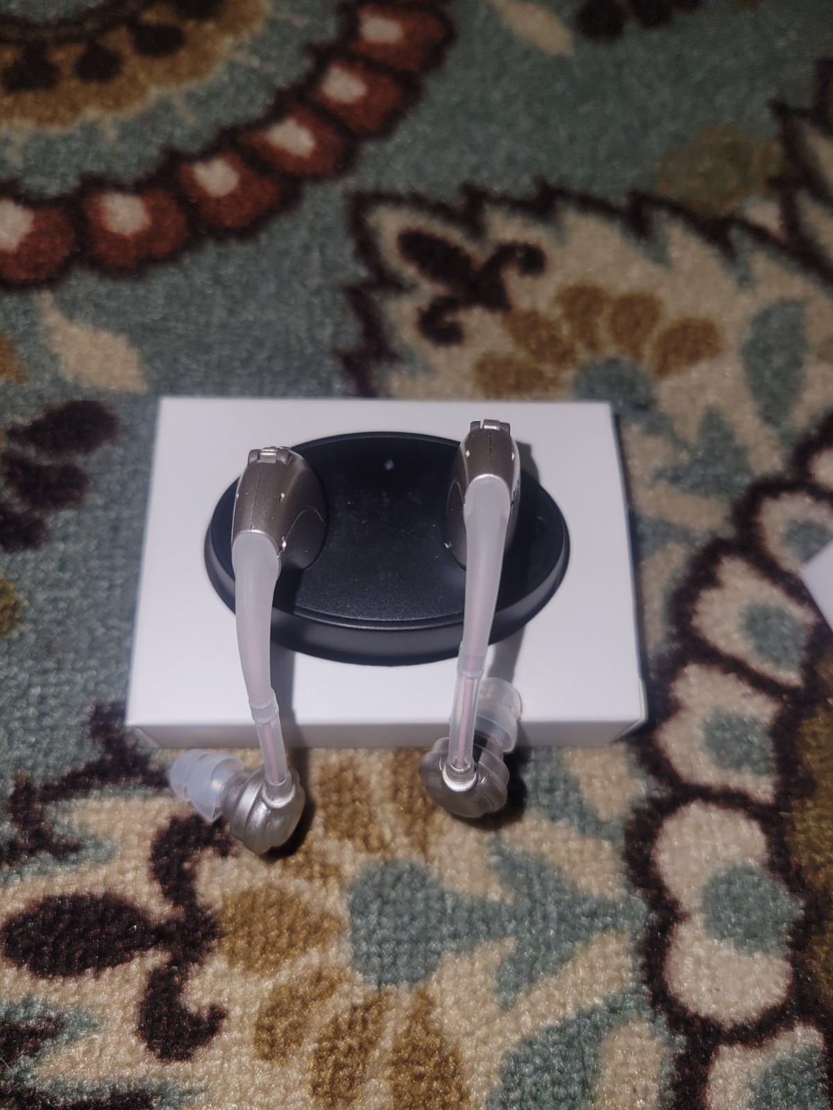 hearing aids rechargeable pair behind the ear