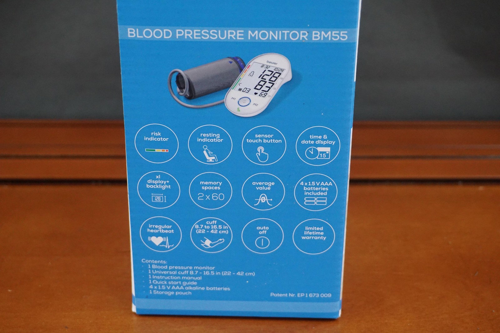 Beurer BM55 Blood Pressure Monitor White Upper Arm Cuff Automatic Portable New