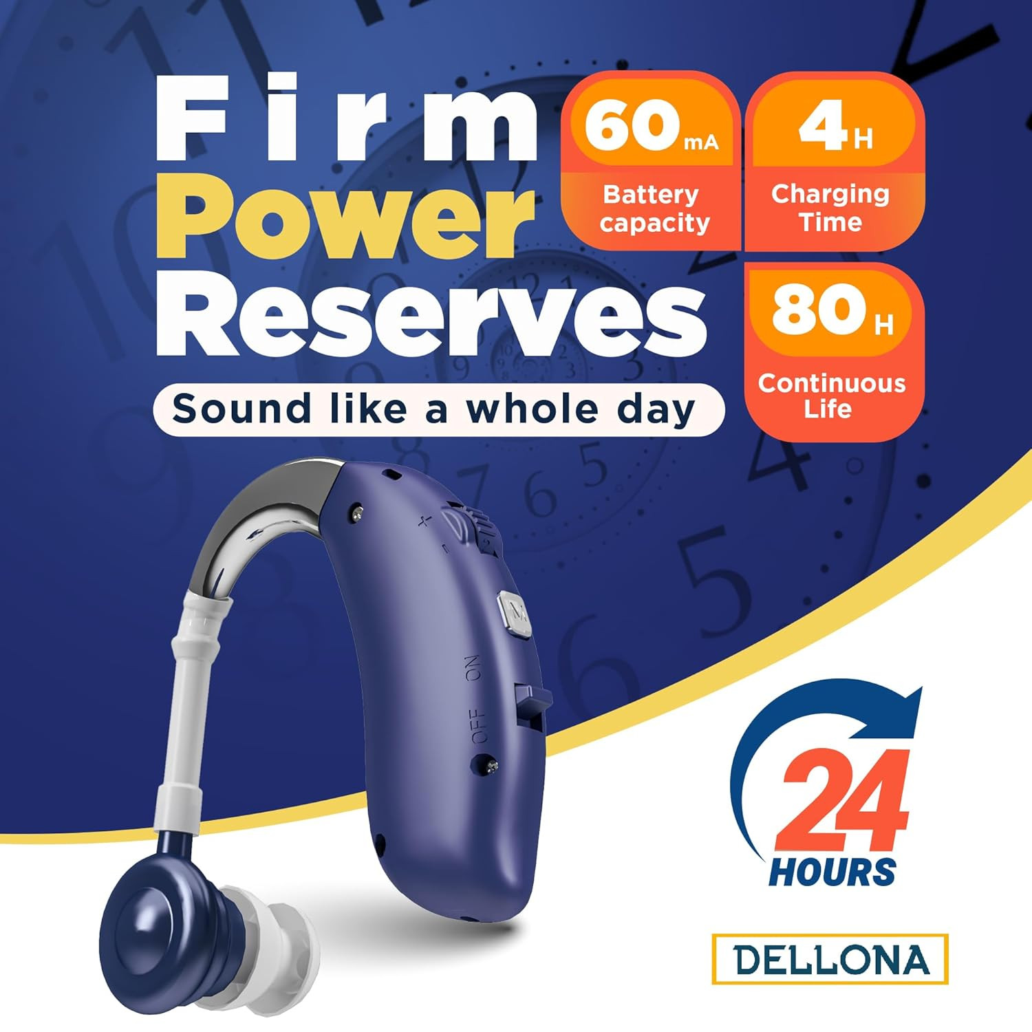 High-Performance Hearing Aids for Seniors, OTC Rechargeable Hearing Aid for Peop