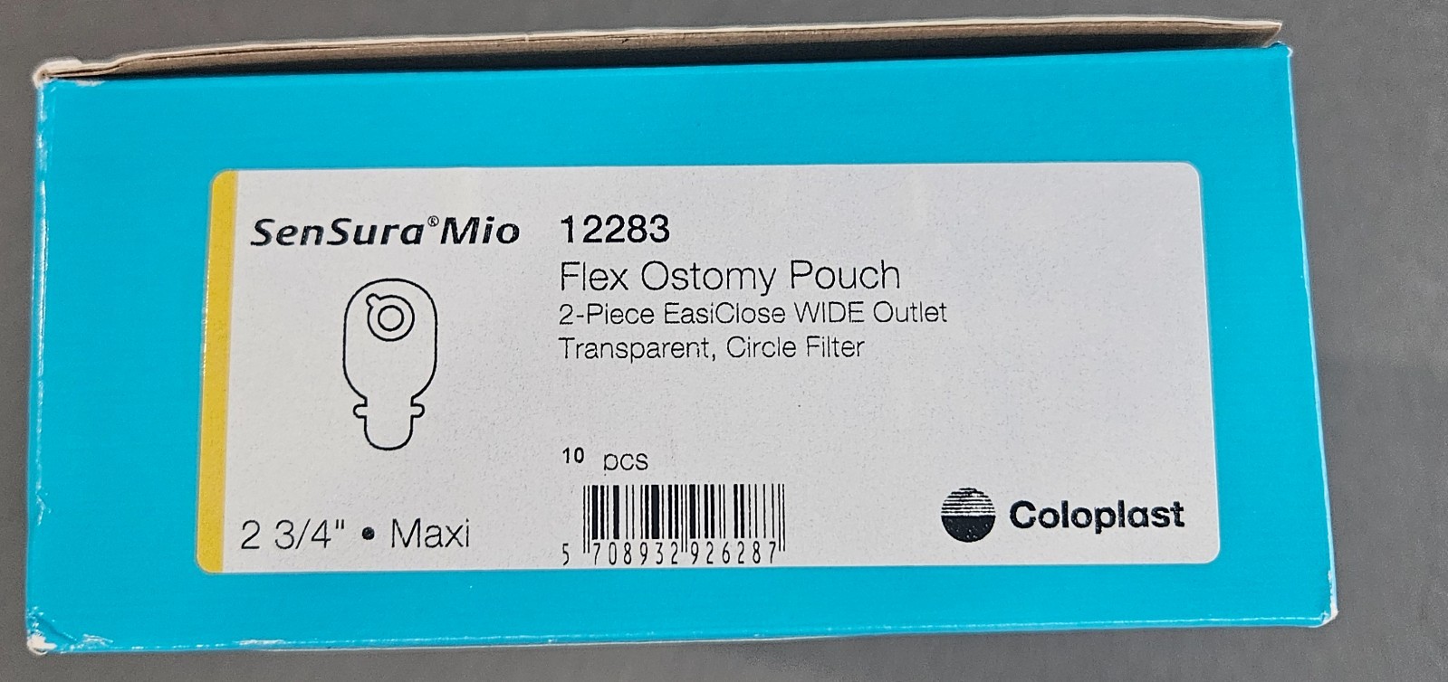 SenSura Mio 12283 Flex Ostomy Pouch 2-Piece EasiClose WIDE Outlet