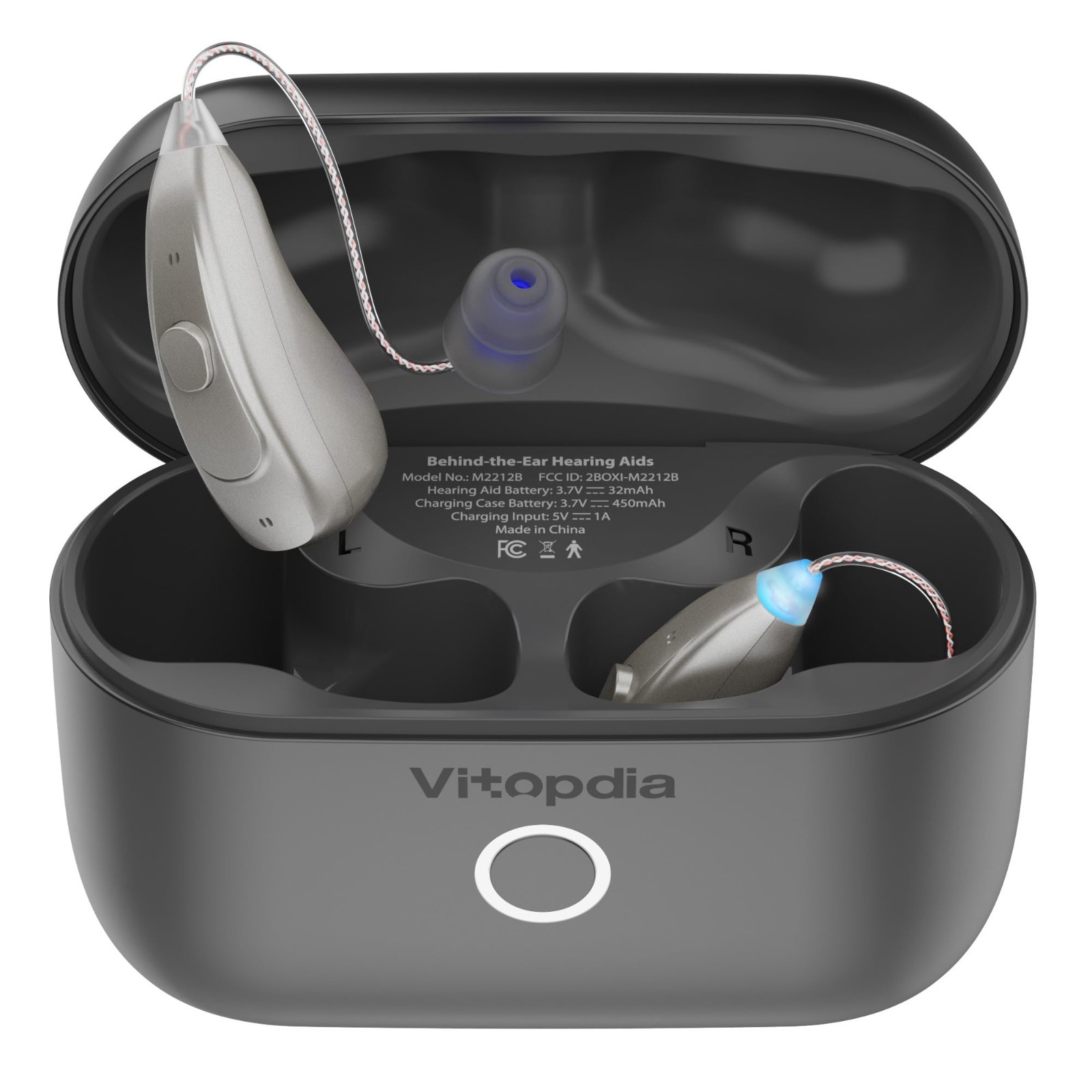 3-in-1 Rechargeable Bluetooth OTC Hearing Aids for Adults Seniors, Music…