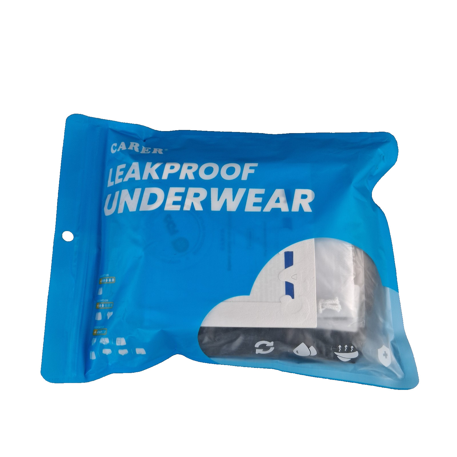 Carer Men’s Washable Incontinence Boxer Briefs 150ml Absorbency – M